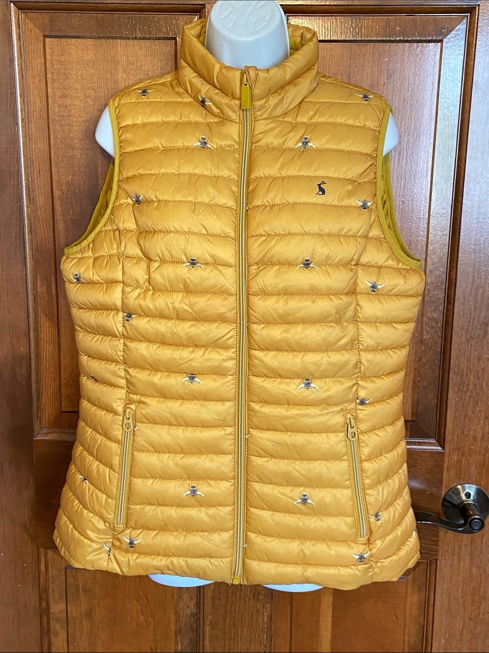 JOULES Goldbee Snug Gilet Puffer Vest Water Resistant Packable Pocket Size 10